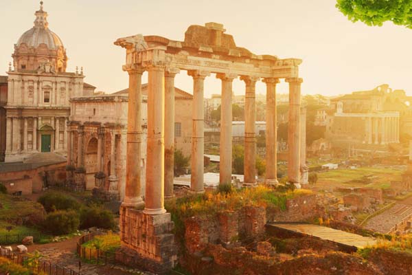 Olaszország, Róma, kilátás a Forum Romanumra